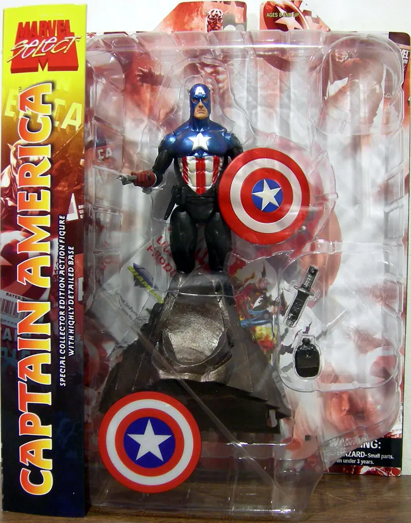  Фигурка Captain America.Marvel Select от магазина Игры Шелдона