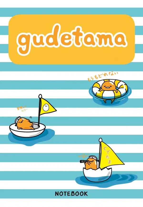  Gudetama. Блокнот с грустным желтком (полоска) от магазина Игры Шелдона