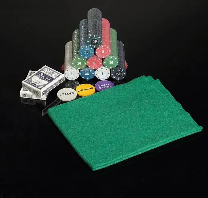  Набор 500 фишек Professional Poker Chips метал. коробка, 4 гр (номинал) от магазина Игры Шелдона